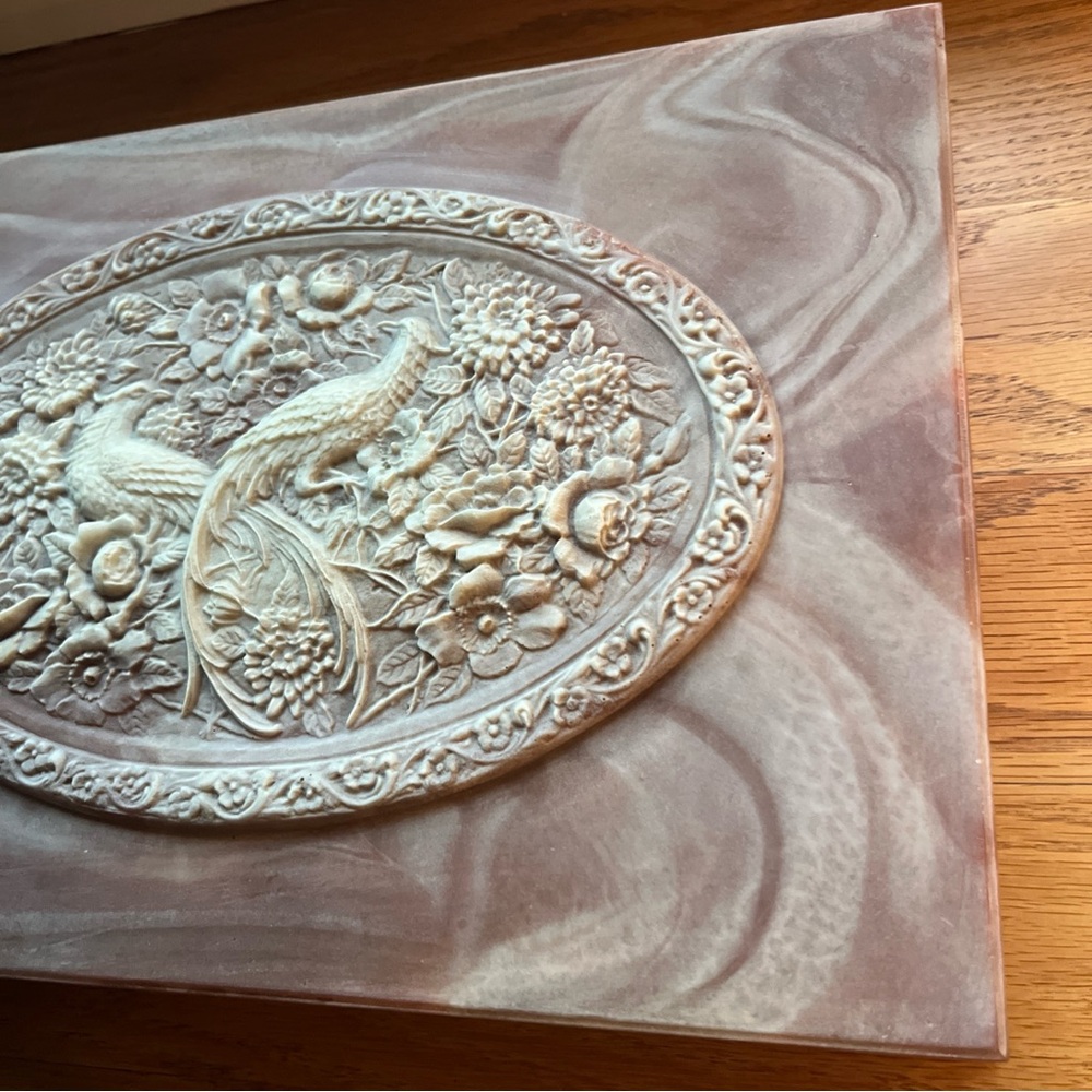 Incolay Stone Jewelry Box 14” X 10” X 2.5” - Picture 4 of 10